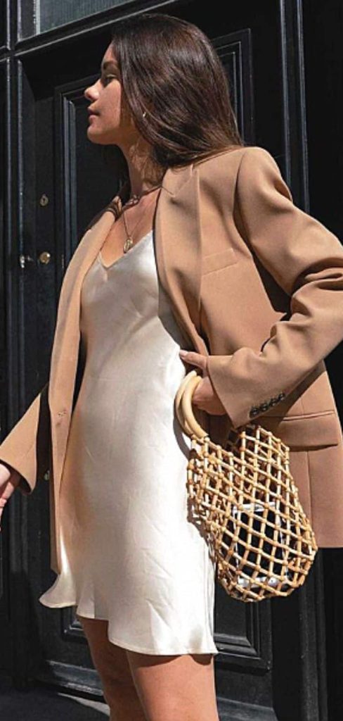 beige outfit classy 