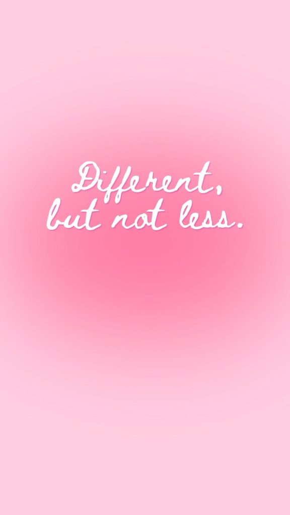 Neurodivergent wallpaper pink