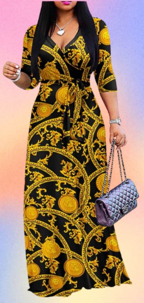 Versace style dress