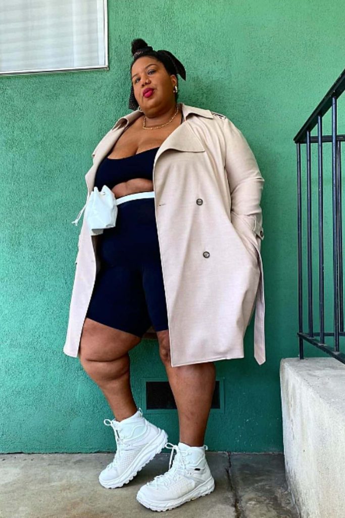 Kellie B black influencer plus size