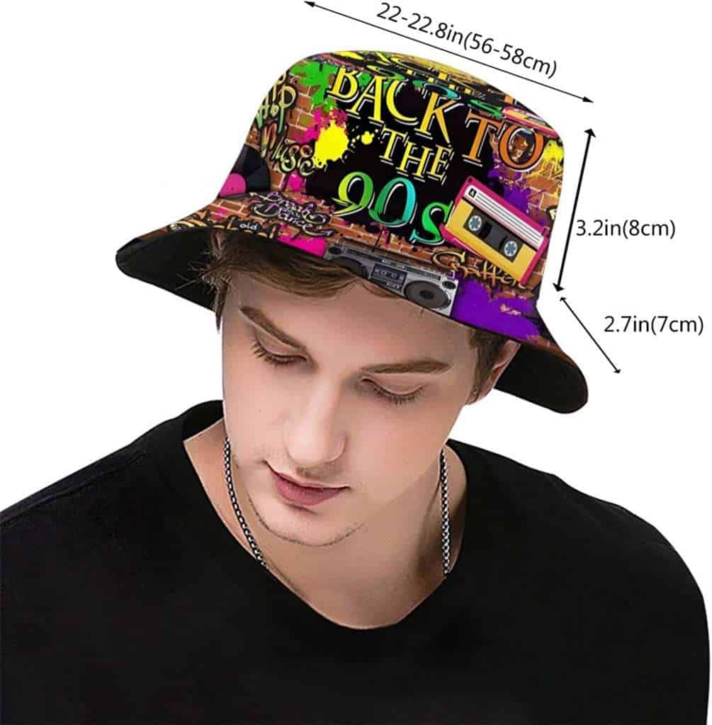 90 themed party hat