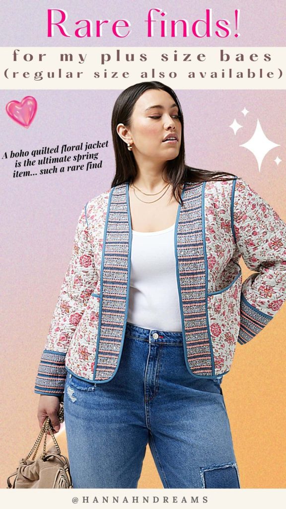 Quilted jacket modern feminine style