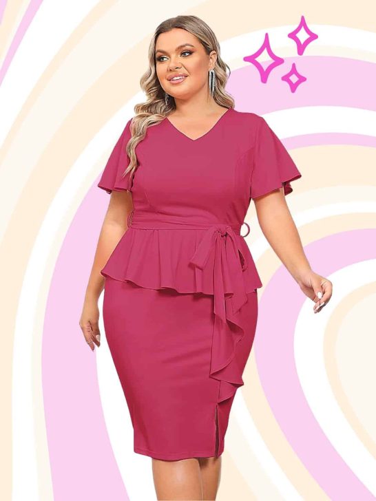 *2025* 15 outfits to wear on the first day of work: peplum dress + more!🐙👇