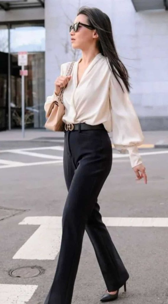 blouse and pants workwear outfits