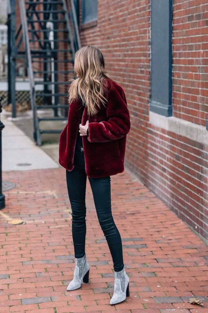 RHINESTONE BOOTS AS POP OF COLOUR