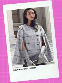 how to wear cape coat