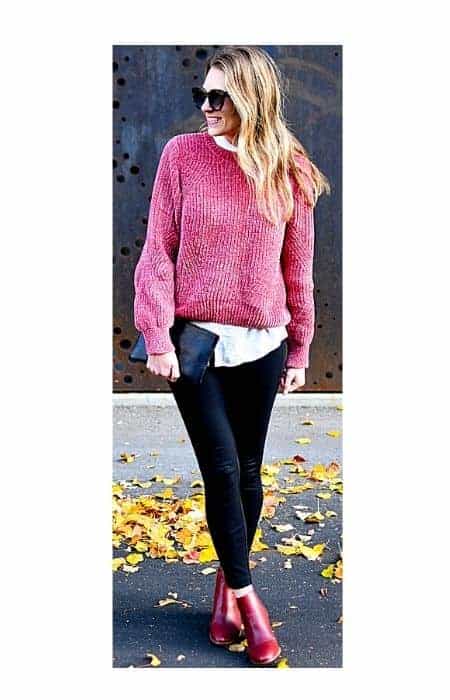 what to wear with ponte pants