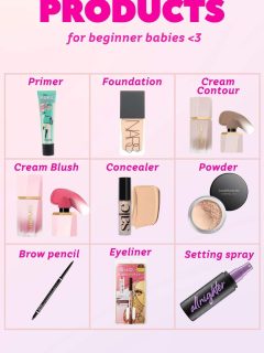 makeup products for beginner
