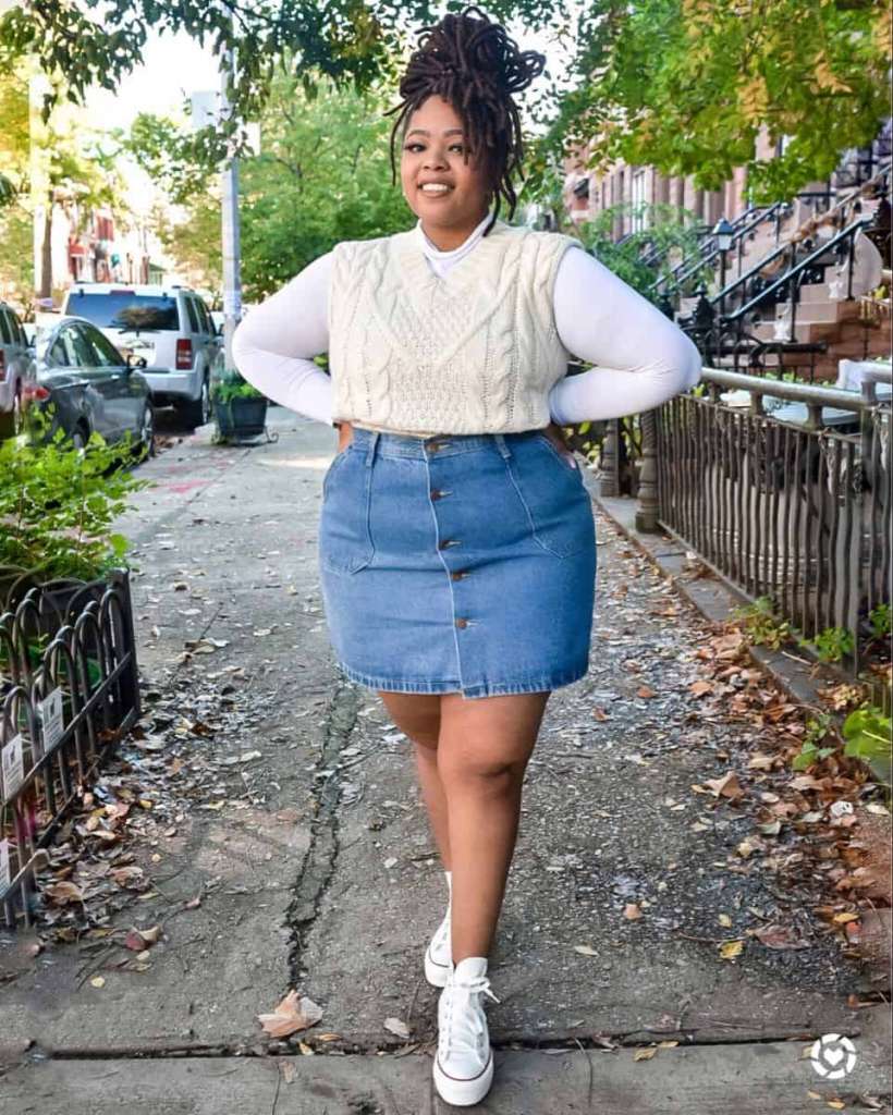 Middle school dance plus size look