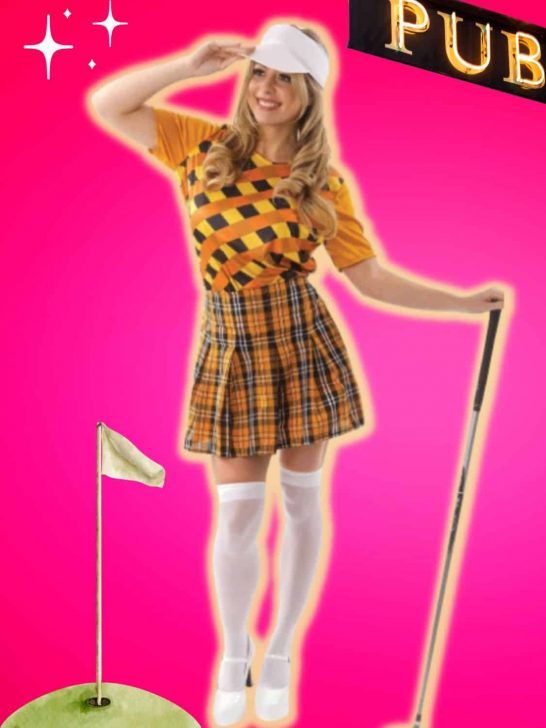 2025 12 looks!* Pub golf & golf themed party outfit (Men & ladies)