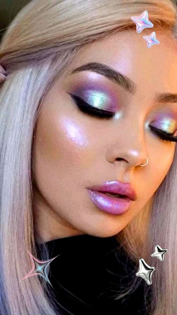 space party makeup