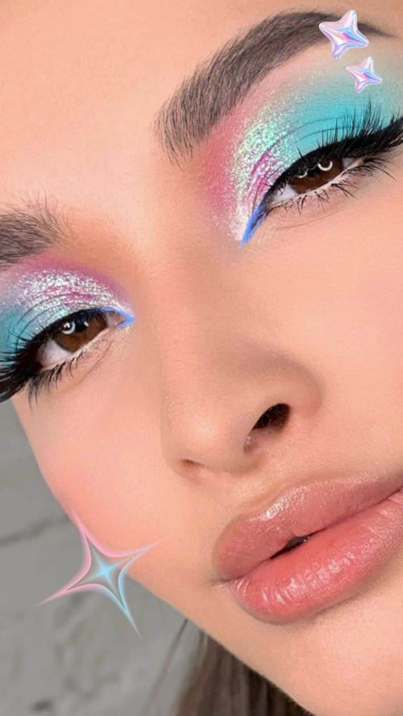 space party makeup