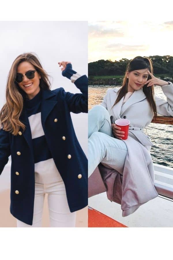 boat cruise party outfit in winter