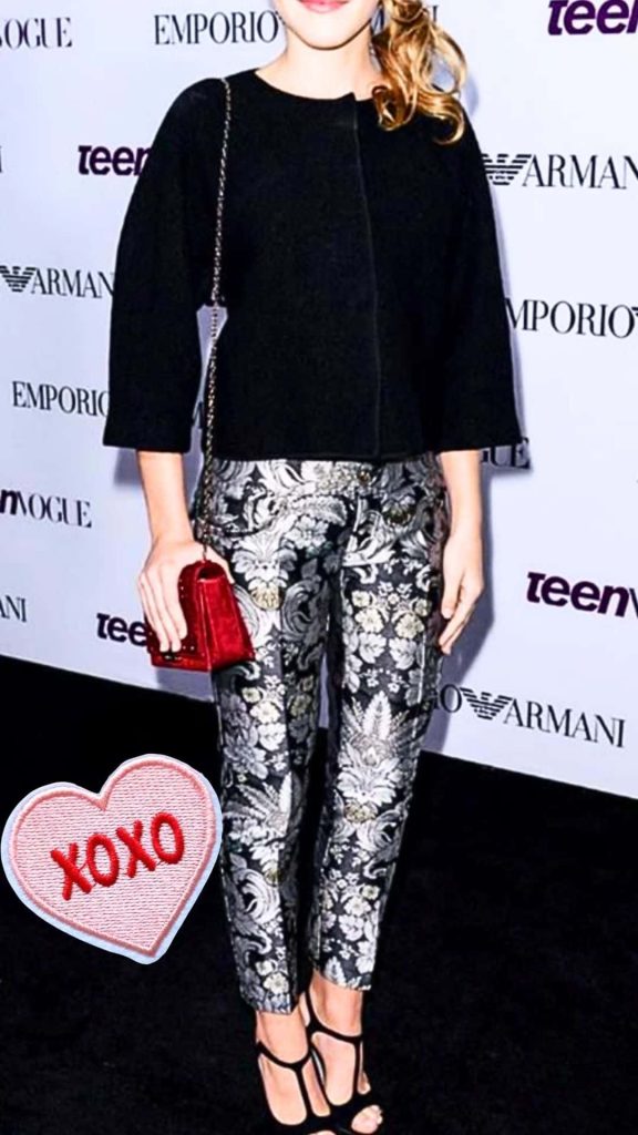 jacquard pants outfit ideas