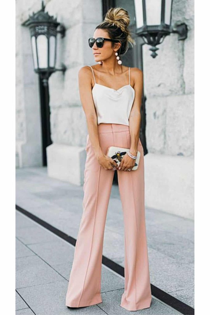 Cami top and palazzo pants 
