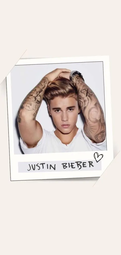 I love Justin Bieber minimalist wallpaper