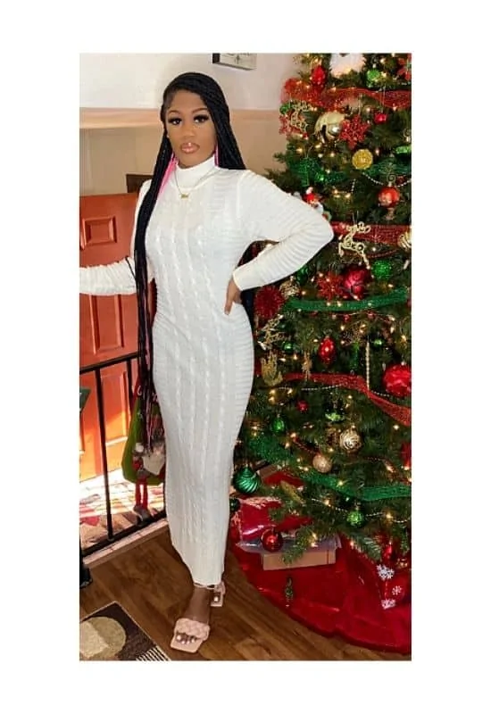 turtleneck dress
