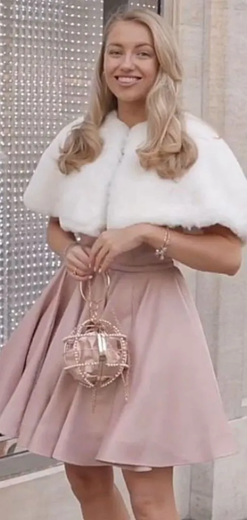 winter wonderland party pink outfit ideas