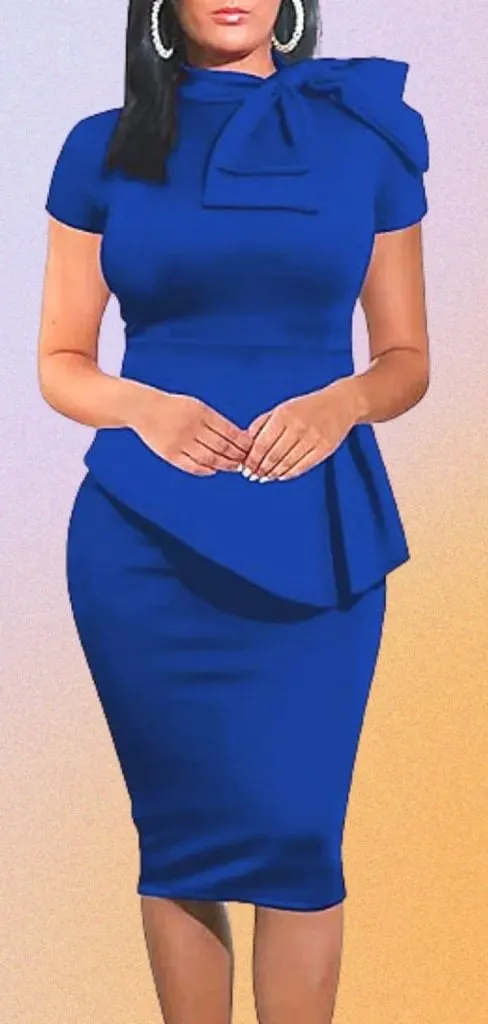 AMAZON peplum dress 