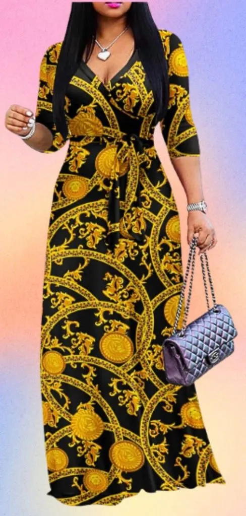 Versace style dress