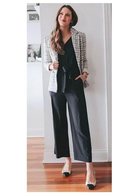 What jacket to wear with a jumpsuit