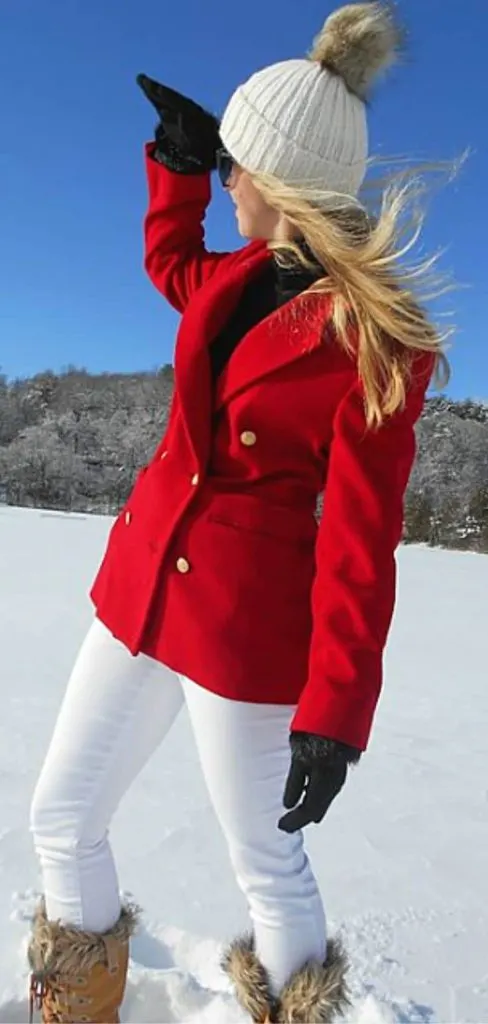 winter wonderland party red