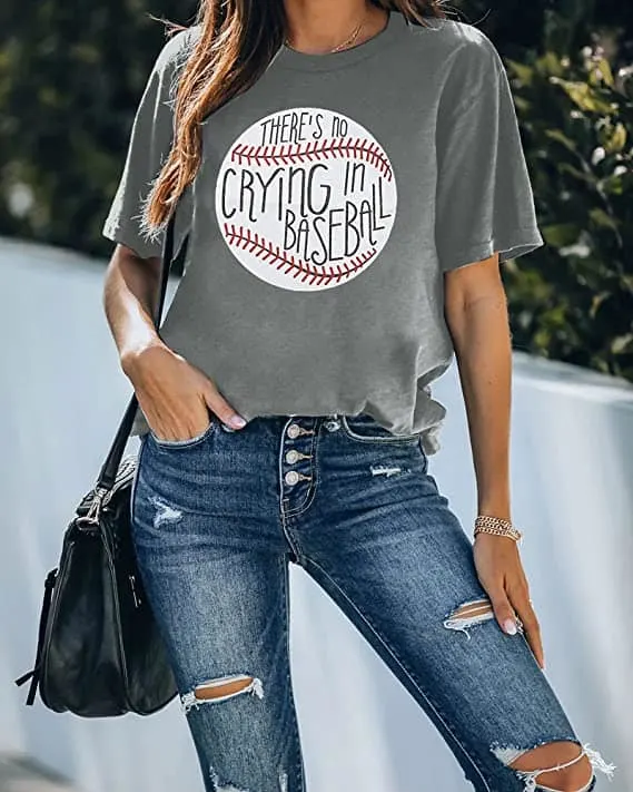 Cute tee to a baseball game with coworkers