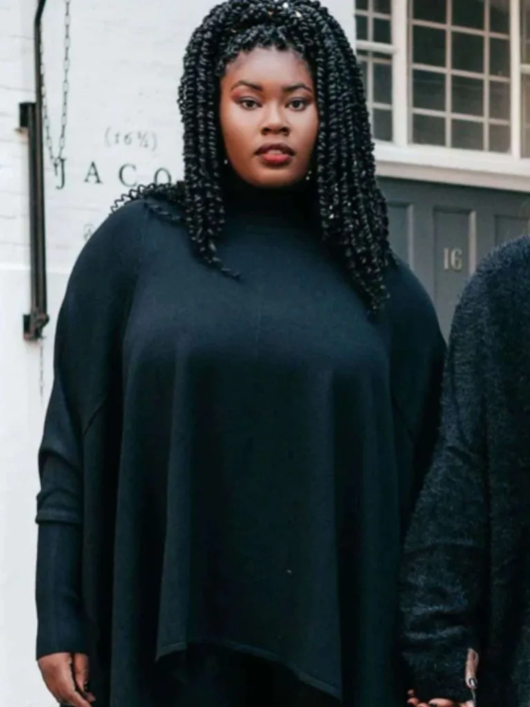 Modern witch clothing plus size Batwing pullover