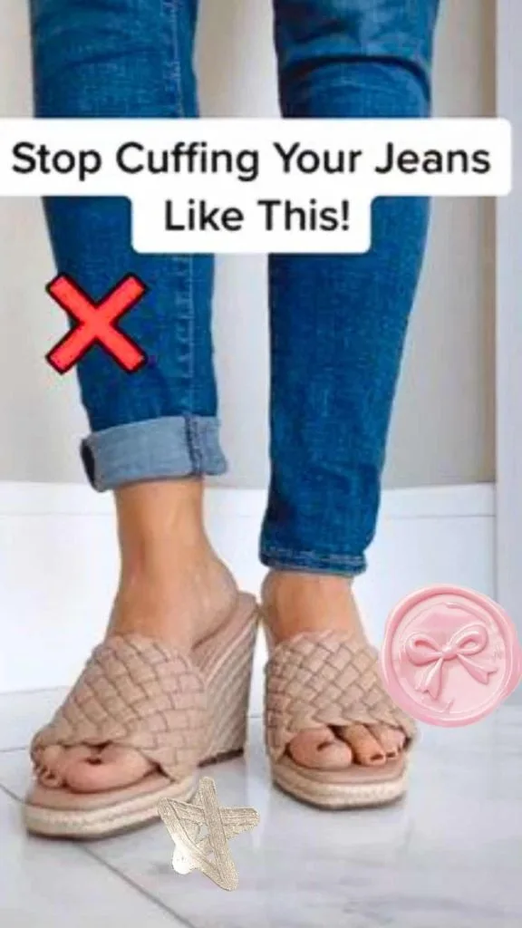 how to cuff jeans