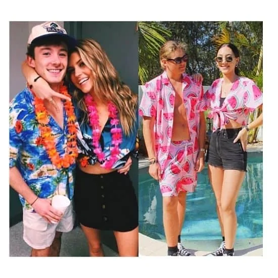 hawaiian luau outfit ideas ladies, dress up for hawaiian theme party