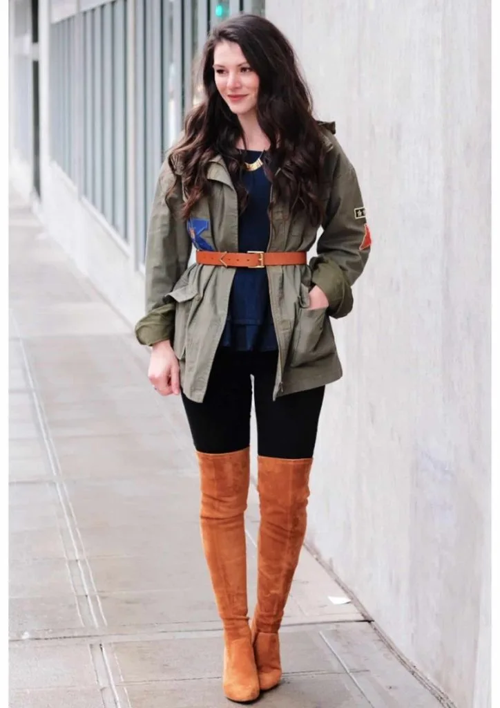 match the belt with boots