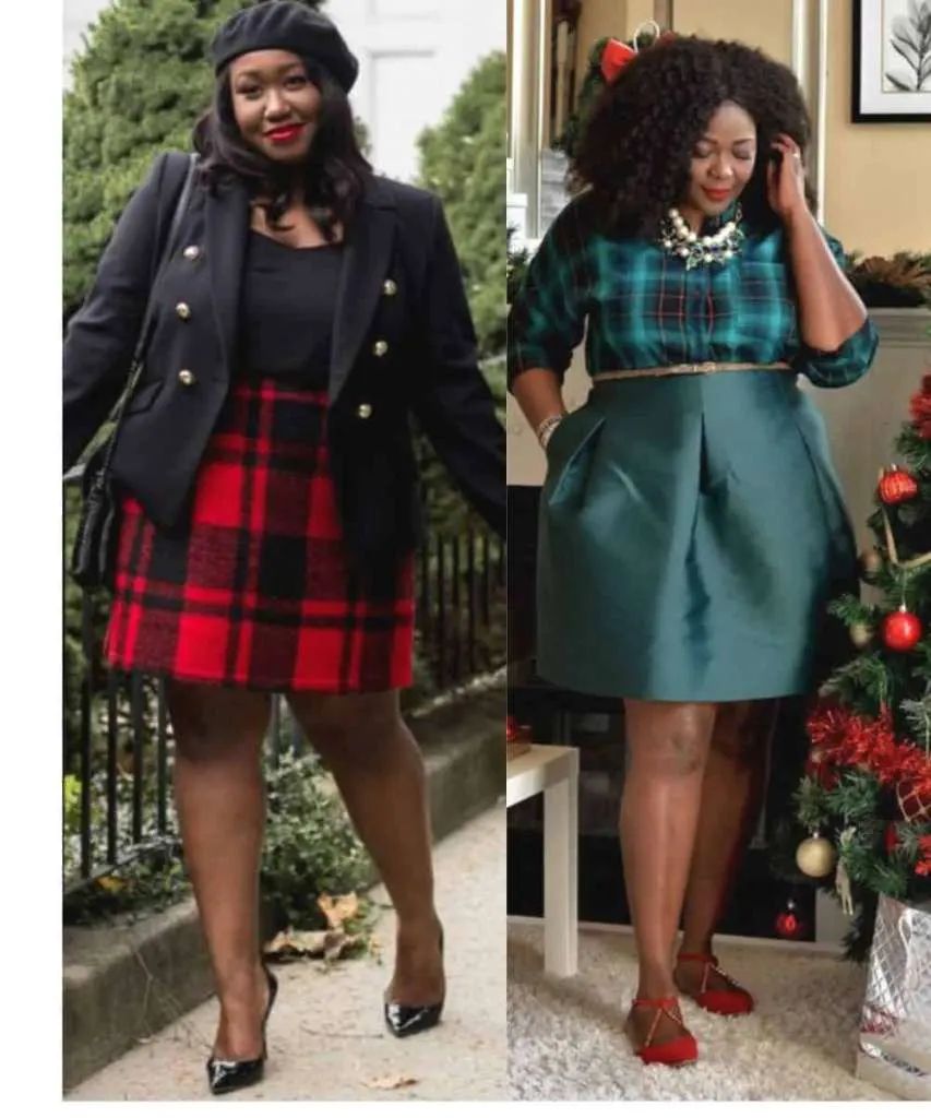 dressy Christmas holiday festive outfits
