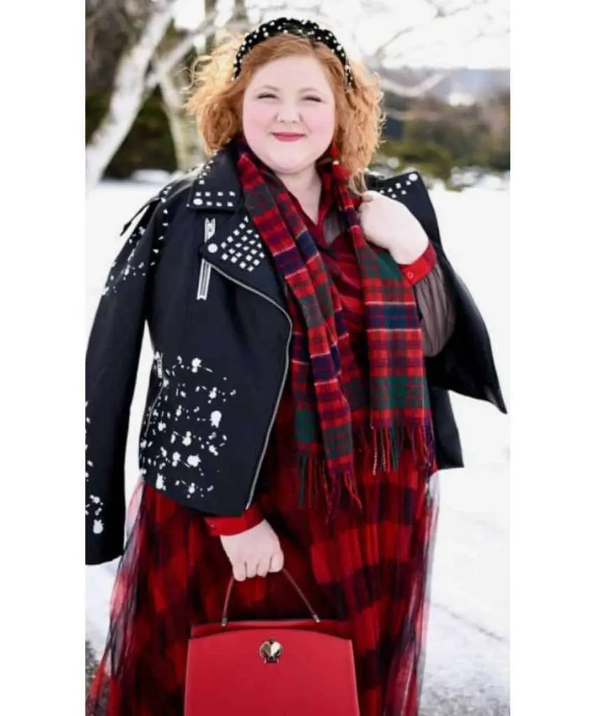 red biker jackets cute Xmas outfits