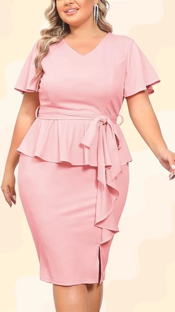 Amazon peplum dress