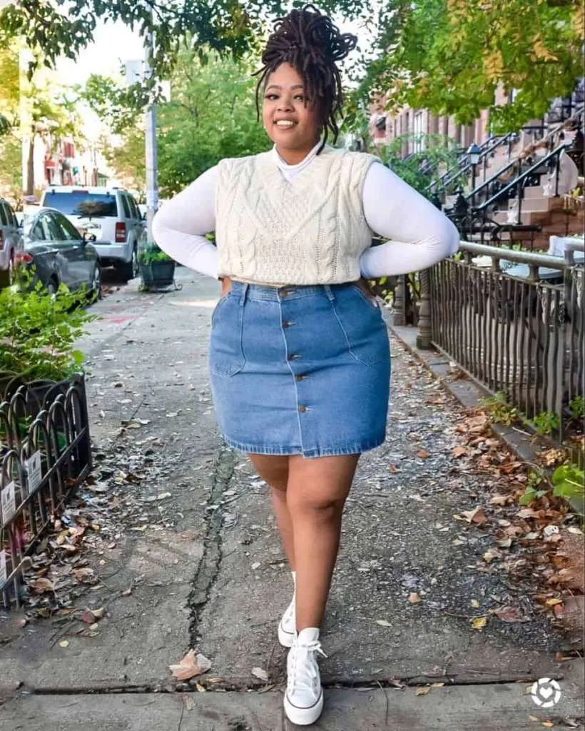Middle school dance plus size look