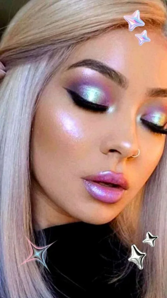 space party makeup
