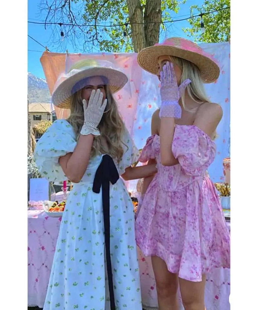 gloves vintage tea party