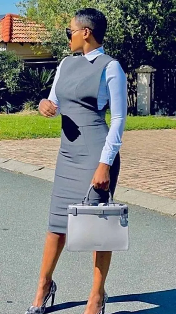 first day of work outfit black women