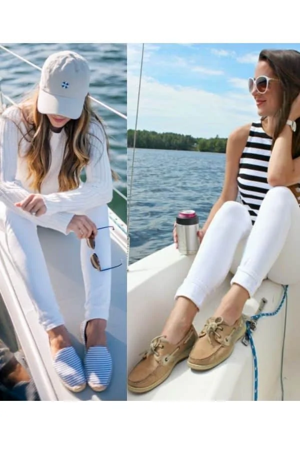  What shoes to wear to boat party