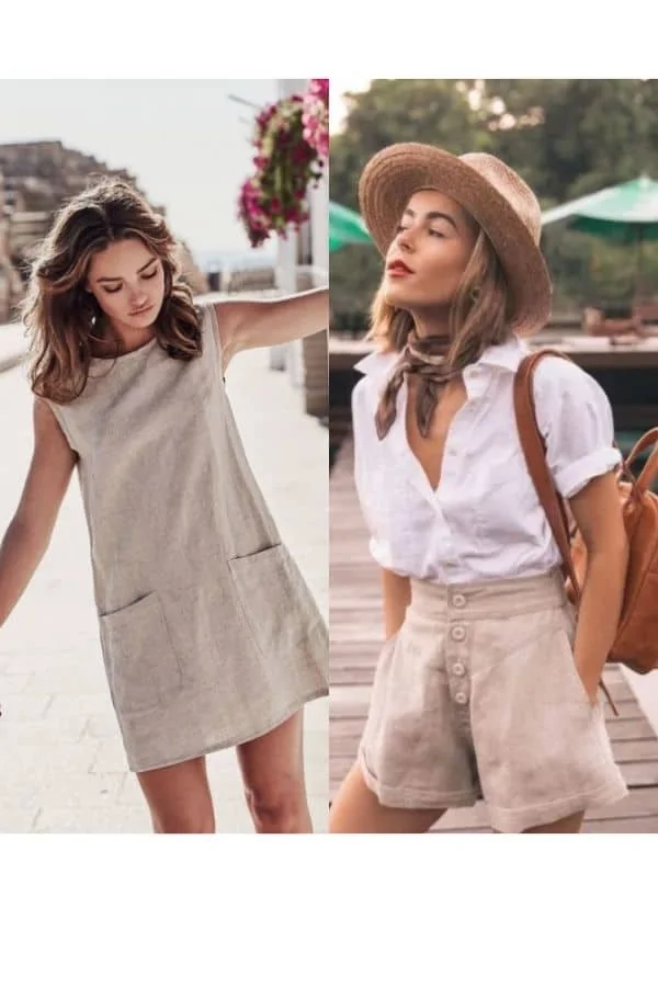 linen outfit summer boat party outfit