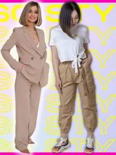 what to wear with brown pants
