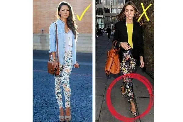 What to wear with floral leggings