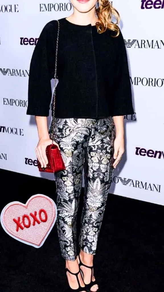jacquard pants outfit ideas