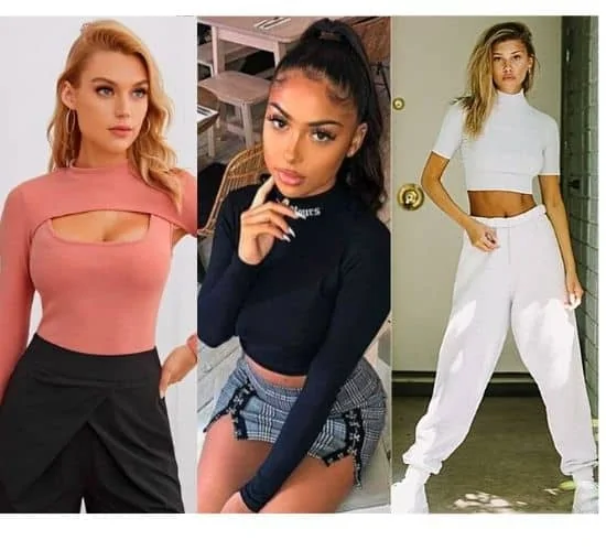 mock neck outfit ideas for ladies