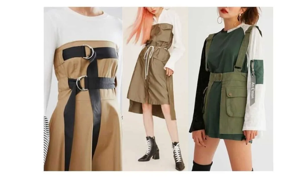 what to wear with a utility dress